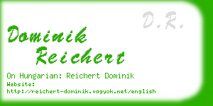 dominik reichert business card